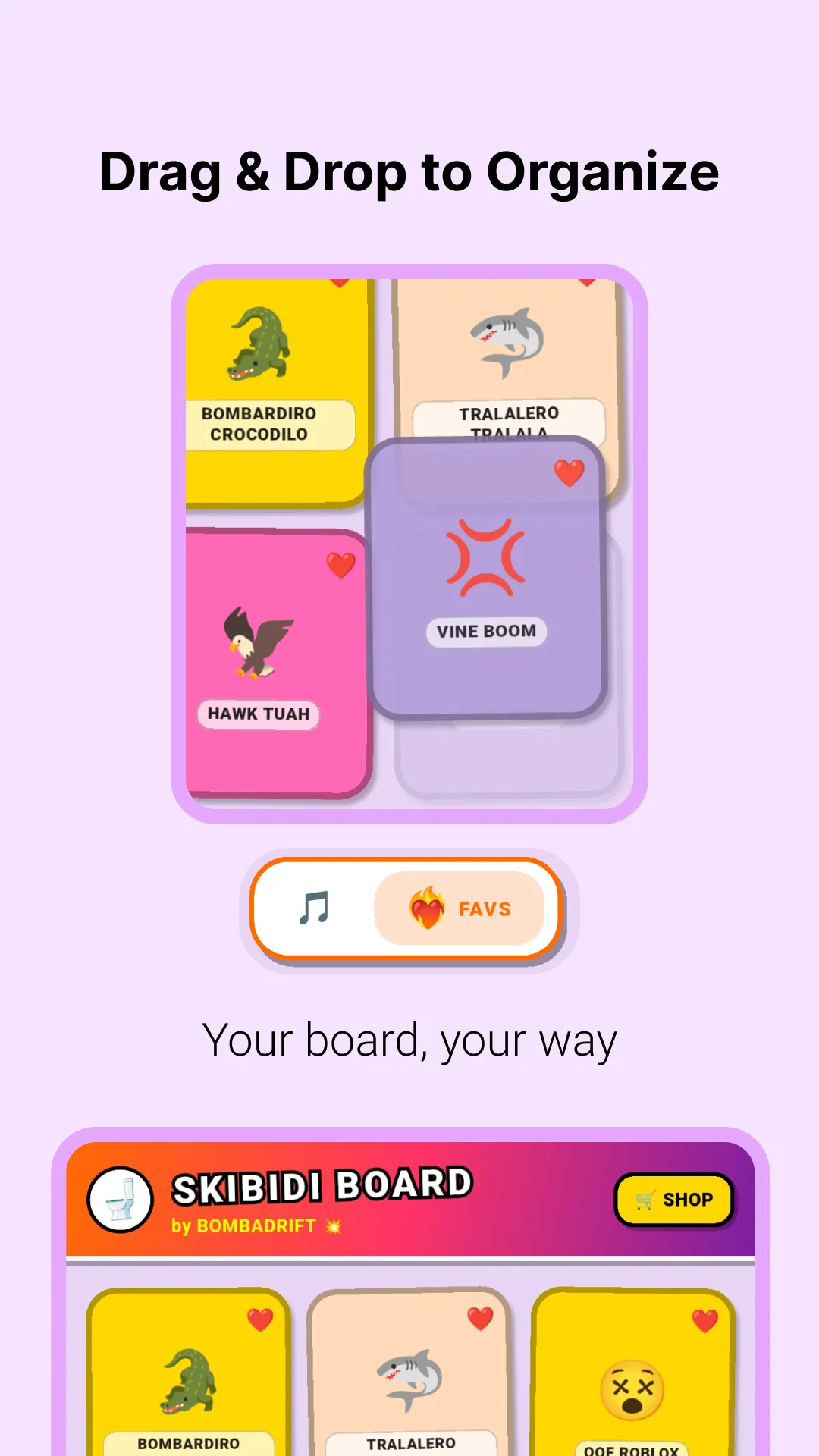 Skibidi Board screenshot 4